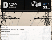 Tablet Screenshot of diffractions.net
